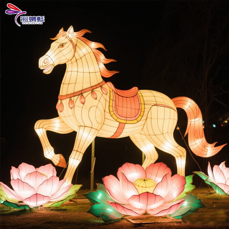 馬年春節(jié)美陳設計